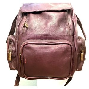 Vintage wilson leather backpack